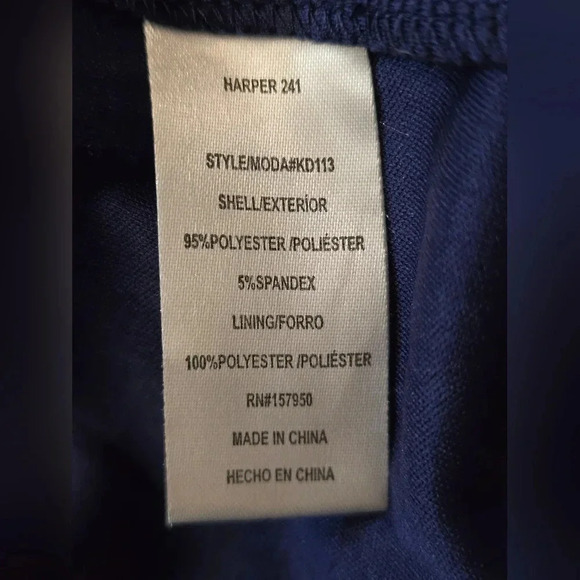 Harper 241 Multi color loose fit Dress Size Large - Picture 6 of 7